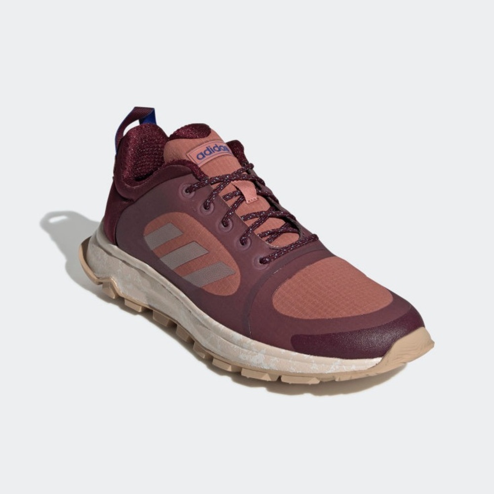 Adidas Running Shoes In Maroon